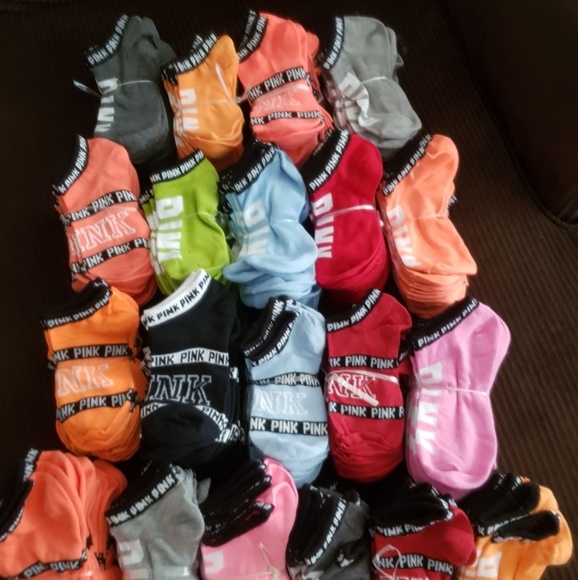 PINK Victoria's Secret Other - 15 PAIRS Women's VS PINK Socks